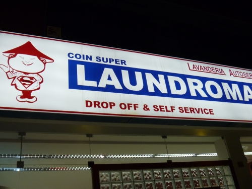 Laundromat in Lima, Peru